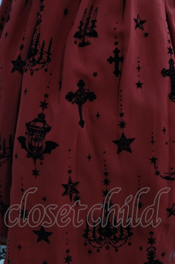 画像4: Angelic Pretty / Holy Lanternジャンパースカート Free ワイン H-26-02-05-1005-AP-OP-NS-ZH (4)