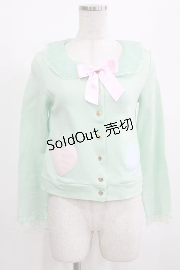 画像1: Angelic Pretty / Milkyカットカーディガン Free ミント H-26-02-05-1059-AP-TO-NS-ZH (1)