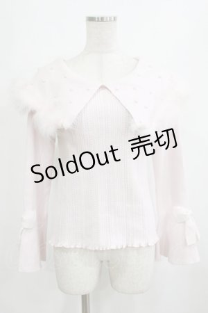 画像: mellfy memory / Kiss the swan ニット M ピンク H-26-02-05-1064-0-TO-NS-ZH