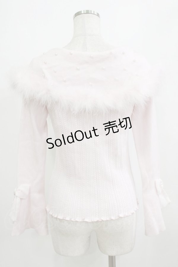 画像3: mellfy memory / Kiss the swan ニット M ピンク H-26-02-05-1064-0-TO-NS-ZH (3)