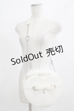 画像: Ank Rouge / ファーハートショルダーBag  オフ H-26-02-05-1065-CA-BG-NS-ZH