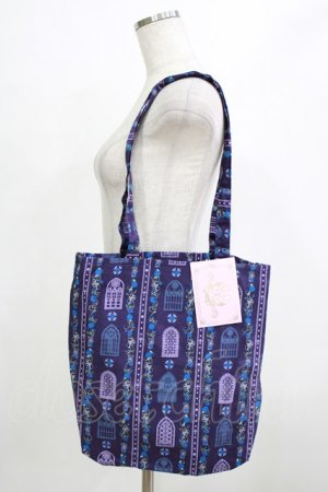 画像: metamorphose / 薔薇の聖堂 トートBAG 縦約35cm×横約30cm マチ:約6cm 持ち手:約70cm ロイヤルパープル(Royal Purple) H-26-02-05-1067-ME-BG-NS-ZH