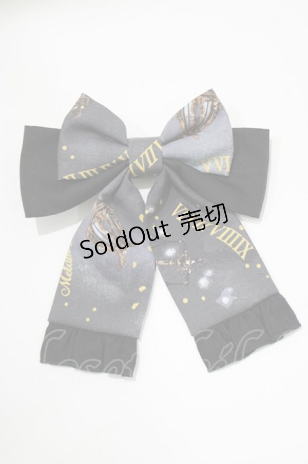 画像2: metamorphose / Clock Forest Night リボンクリップ  グレイッシュナイト(Grayish Night) H-26-02-05-1074-ME-AC-NS-ZH (2)
