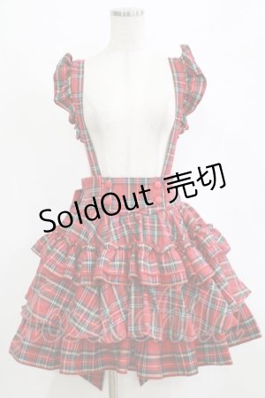 画像: CATCOCOON（海外ロリータブランド） / A Doll's House スカート(チェックver.) L レッド H-26-02-05-1081-PU-SK-NS-ZH