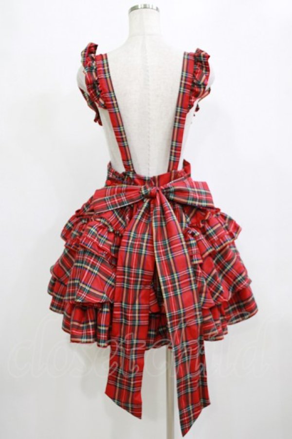 画像3: CATCOCOON（海外ロリータブランド） / A Doll's House スカート(チェックver.) L レッド H-26-02-05-1081-PU-SK-NS-ZH (3)