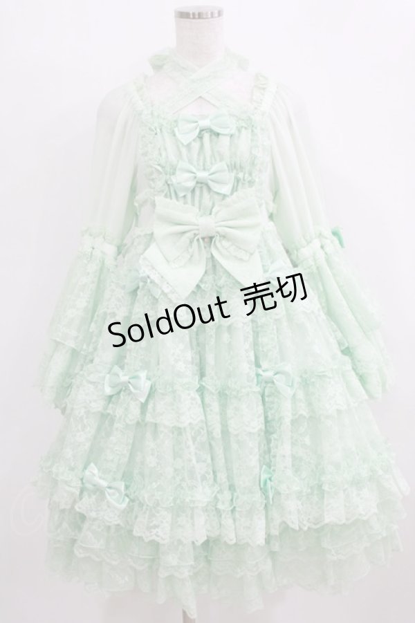 画像1: metamorphose / 追憶の姫君ドレス（2025） サイズ1 ミント H-26-02-05-1008-ME-OP-NS-ZH (1)