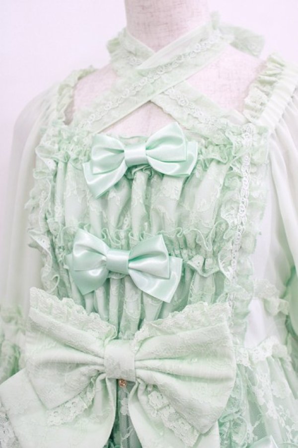 画像4: metamorphose / 追憶の姫君ドレス（2025） サイズ1 ミント H-26-02-05-1008-ME-OP-NS-ZH (4)