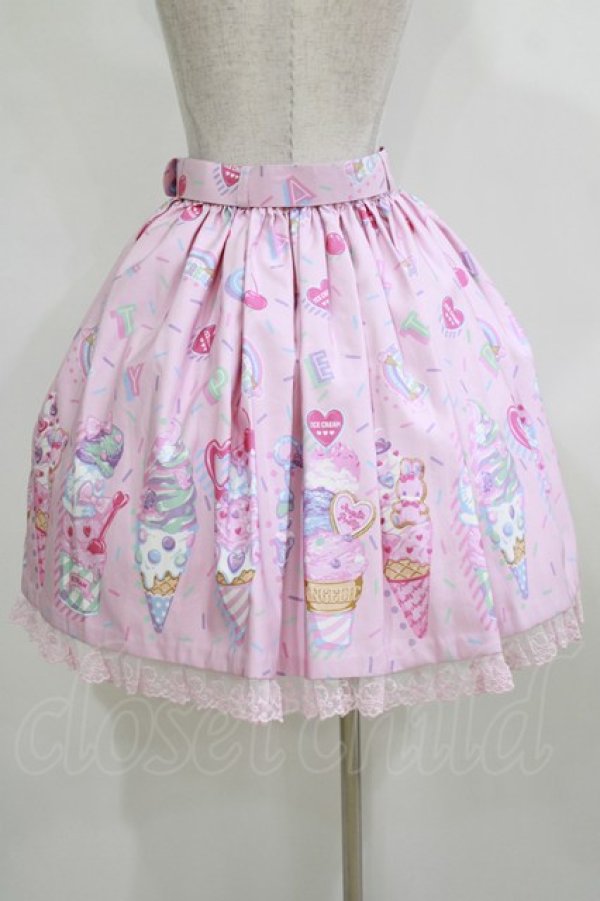 画像3: Angelic Pretty / Decoration Ice Creamスカート Free ピンク H-26-02-05-1010-AP-SK-NS-ZH (3)