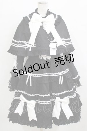 画像: MQ（海外ロリータブランド） / Labirinthe Doll 2.0 ジャンパースカートセット XL ブラック H-26-02-05-1011-PU-OP-NS-ZH