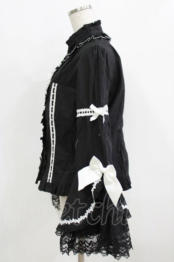 画像8: MQ（海外ロリータブランド） / Labirinthe Doll 2.0 ジャンパースカートセット XL ブラック H-26-02-05-1011-PU-OP-NS-ZH (8)