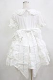 画像6: 苺睡醒（海外ロリータブランド） / ケープ付きワンピース XL オフ/サックス H-26-02-05-1001-PU-OP-NS-ZH (6)