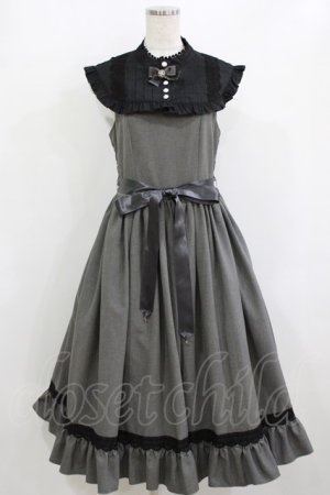 画像: metamorphose / Priere〜星に祈りを〜ミディアムジャンパースカート サイズ1 グレー H-26-02-05-1017-ME-OP-NS-ZH