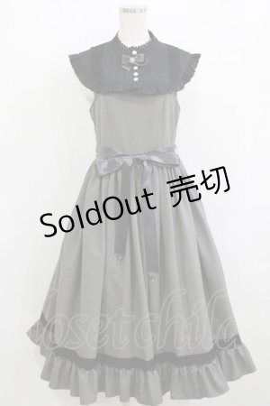 画像: metamorphose / Priere〜星に祈りを〜ミディアムジャンパースカート サイズ1 グレー H-26-02-05-1017-ME-OP-NS-ZH