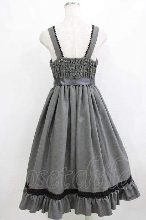 画像5: metamorphose / Priere〜星に祈りを〜ミディアムジャンパースカート サイズ1 グレー H-26-02-05-1017-ME-OP-NS-ZH (5)