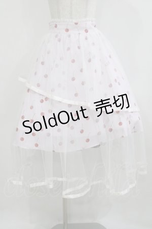 画像: mellfy memory / Sweet magic cherryスカート S ピンク H-26-02-05-1020-0-SK-NS-ZH