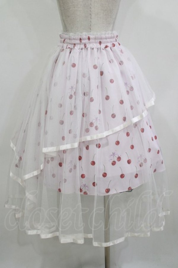 画像3: mellfy memory / Sweet magic cherryスカート S ピンク H-26-02-05-1020-0-SK-NS-ZH (3)