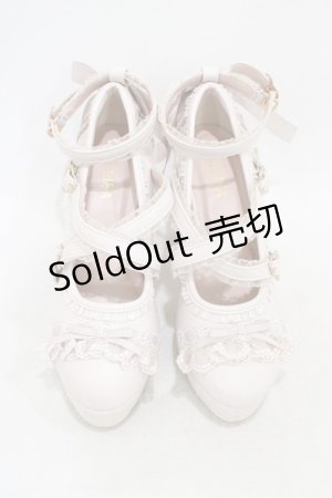 画像: LIZ LISA / トゥシューズライクフリルリボンパンプス 2/23.5cm ピンク H-26-02-06-001-LO-SH-NS-ZH