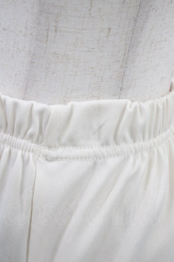 画像3: axes femme / 繊細レースミディ丈ペチスカート M オフ H-26-02-06-036-AX-SK-NS-ZH (3)