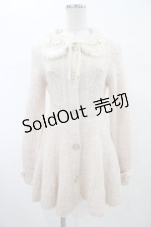 画像: LIZ LISA / レースカラーカーディガン Free ピンク H-26-02-06-047-LO-TO-NS-ZH