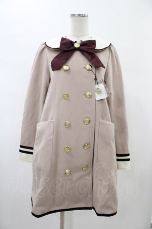 画像: Amavel / リボン付きコート Free ピンク H-26-02-06-048-CA-CO-NS-ZH