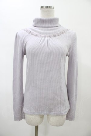 画像: axes femme / パール使いリブタートル M ラベンダー H-26-02-06-050-AX-TO-NS-ZH