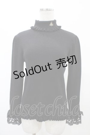 画像: m petit by misako / TT*MSKTNソデレース L ブラック H-26-02-06-058-LO-TO-NS-ZH