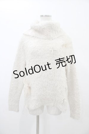 画像: LIZ LISA / オーガンジーリボンニット Free ベージュ H-26-02-06-065-LO-TO-NS-ZH