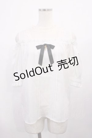 画像: Amavel / Spice Decoraオープンショルダーブラウス Free オフ H-26-02-06-1018-CA-BL-NS-ZH