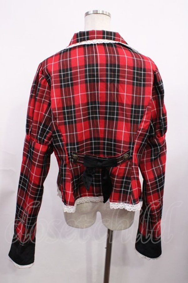 画像2: Eri Aino's Collection / シャーロットの水曜日ジャケット 3L レッド H-26-02-06-1025-EL-JA-NS-ZH (2)