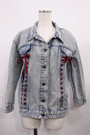 画像: Ank Rouge / デニムジャケット M ブルー H-26-02-06-1027-CA-JA-NS-ZH