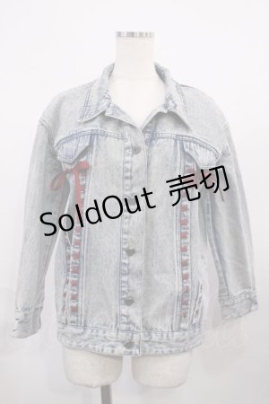 画像: Ank Rouge / デニムジャケット M ブルー H-26-02-06-1027-CA-JA-NS-ZH
