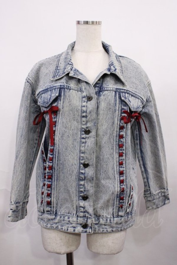 画像1: Ank Rouge / デニムジャケット M ブルー H-26-02-06-1027-CA-JA-NS-ZH (1)