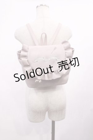 画像: axes femme POETIQUE / ハート刺繍リュック  ピンク H-26-02-06-1029-AX-BG-NS-ZH