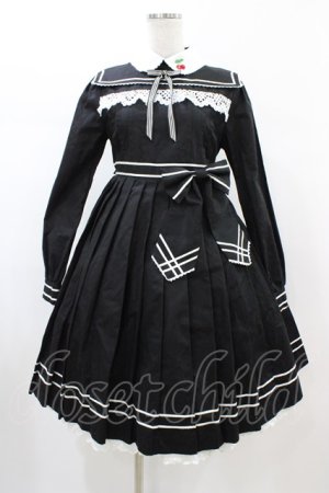 画像: BABY,THE STARS SHINE BRIGHT / Love and Cherish youスクールワンピース Free ブラック H-26-02-06-020-BA-OP-NS-ZH