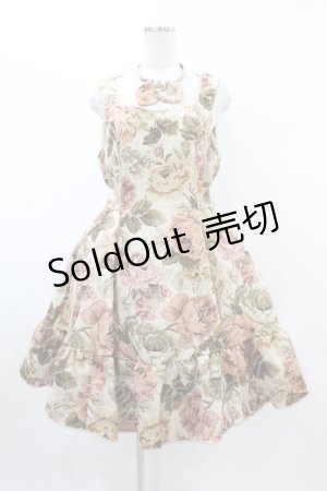 画像: Kurumi Collaboration / TT*KRMゴブランジャンパースカート LL ベージュ H-26-02-06-027-0-OP-NS-ZH