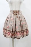 画像1: LIZ LISA / グレンチェックローズスカート Free ブラウン H-26-02-06-030-LO-SK-NS-ZH (1)