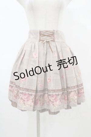 画像: LIZ LISA / グレンチェックローズスカート Free ブラウン H-26-02-06-030-LO-SK-NS-ZH