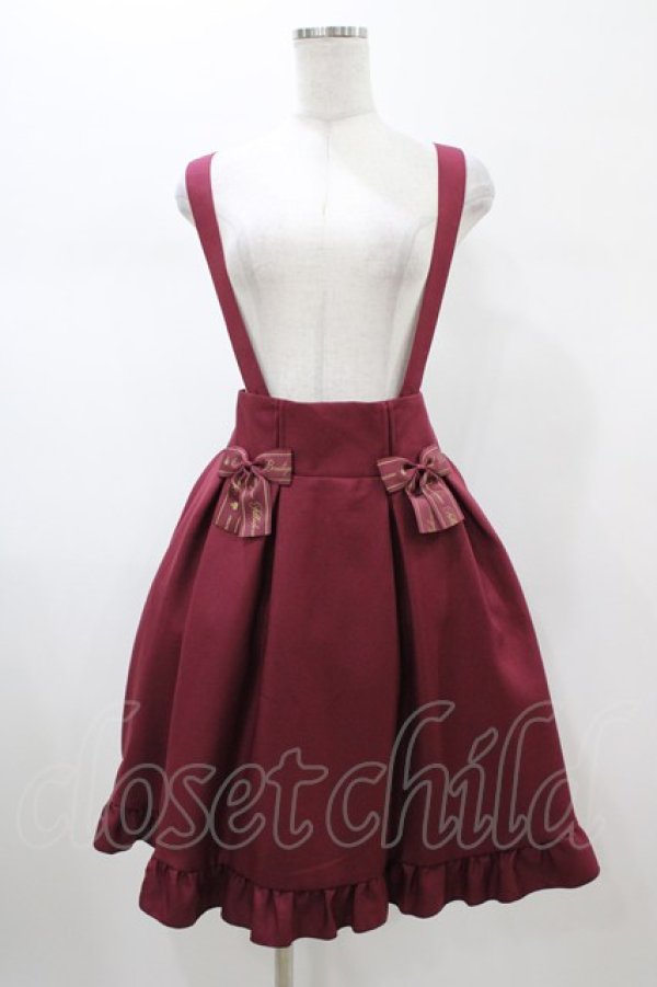 画像1: Amavel / サスペンダースカート Free ワイン H-26-02-06-032-CA-SK-NS-ZH (1)