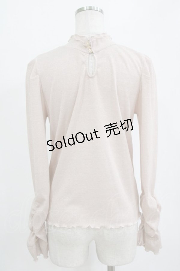 画像3: axes femme / 2WAYラメリブプルオーバー Free ピンク H-26-02-07-029-AX-TO-NS-ZH (3)