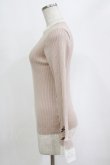 画像2: axes femme / リボンデザインラメニットプルオーバー Free ベージュ H-26-02-07-030-AX-TO-NS-ZH (2)