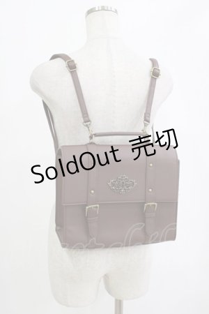 画像: Kurumi Collaboration / CLK*カギアナバッグ　鍵穴サッチェルバッグ  ブラウン H-26-02-07-039-GO-BG-NS-ZH