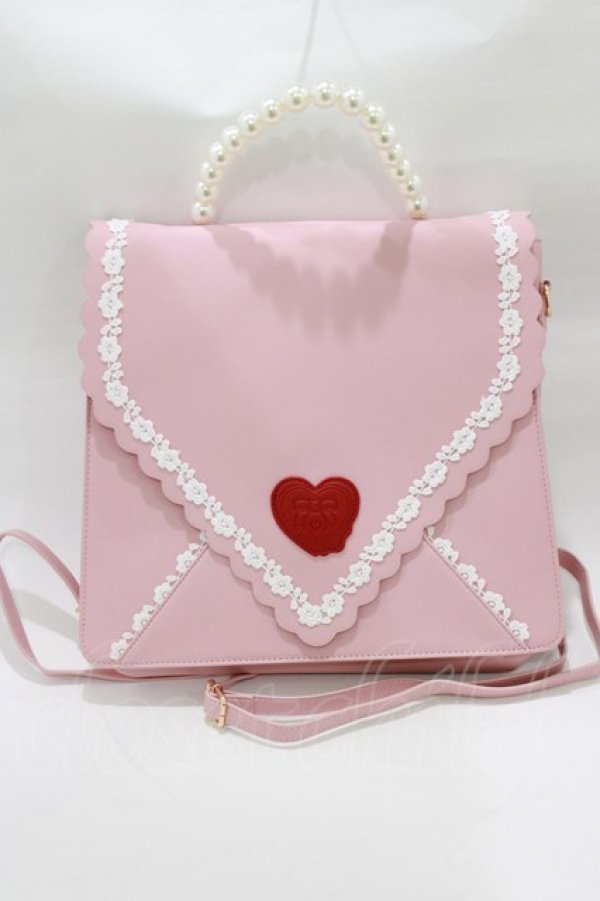 画像2: Eri Aino's collaboration / シャーロットの水曜日3WAY BAG  ピンク H-26-02-07-040-PU-BG-NS-ZH (2)