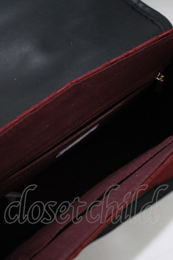 画像3: axes femme POETIQUE / チャイナ釦デザインバッグ  ワイン H-26-02-07-041-AX-BG-NS-ZH (3)