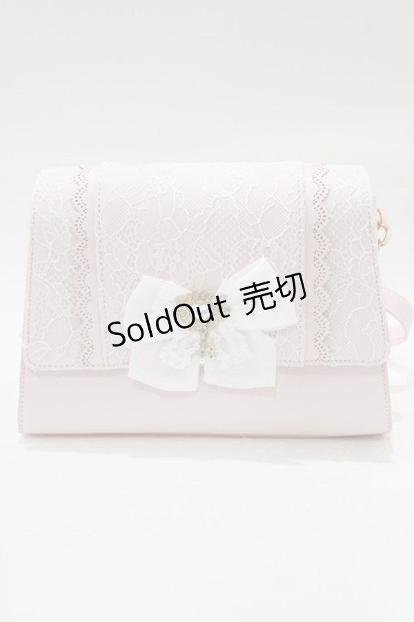 画像2: Princess Flower Garden / 胡桃咲姫/ハートパールバッグ  ピンク H-26-02-07-043-PU-BG-NS-ZH (2)