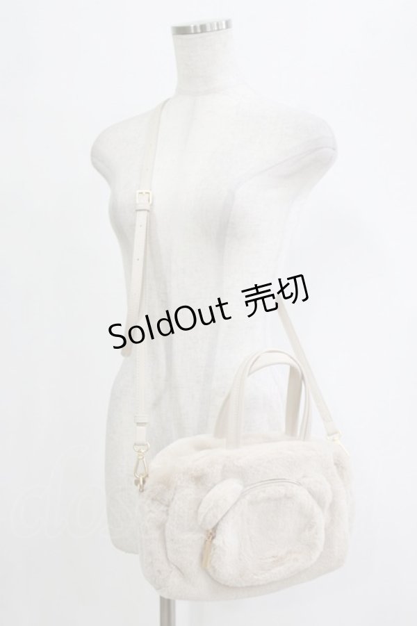 画像1: m petit by misako / くまさんバッグ  ベージュ H-26-02-07-044-LO-BG-NS-ZH (1)