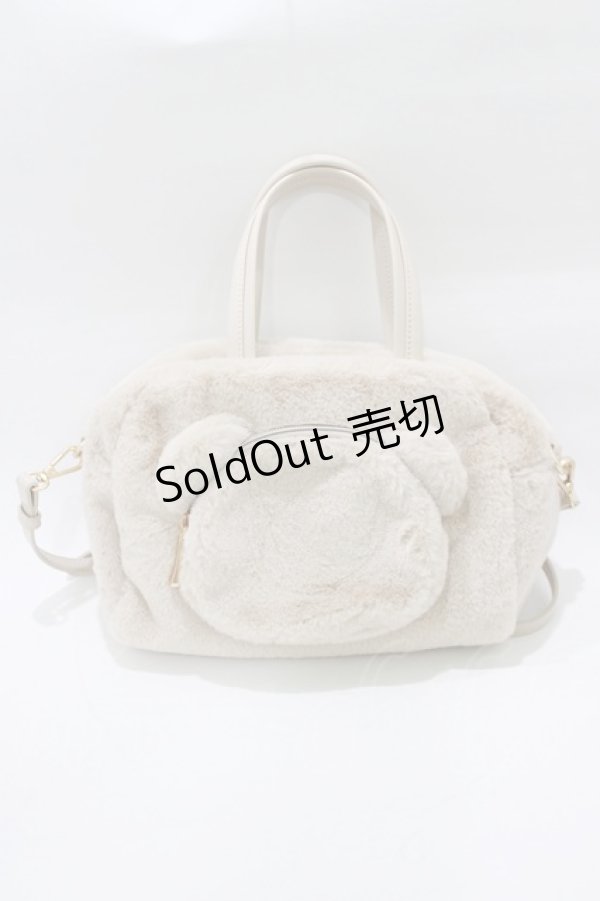 画像2: m petit by misako / くまさんバッグ  ベージュ H-26-02-07-044-LO-BG-NS-ZH (2)