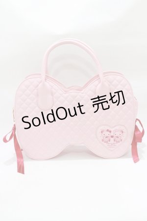 画像: LOLITAその他 / Hello Kitty×Dolly Mix/リボンハンドバッグ  ピンク H-26-02-07-046-LO-BG-NS-ZH