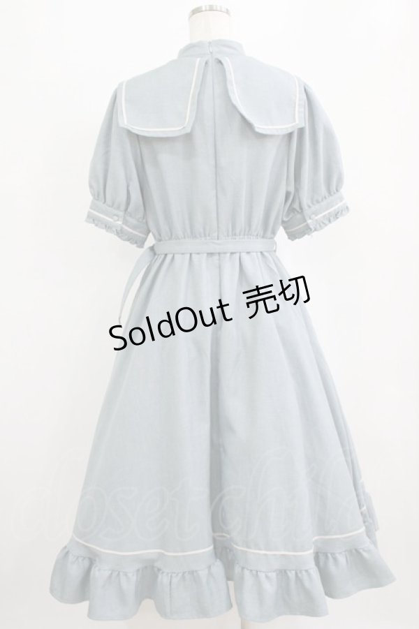 画像3: Kurumi Collaboration / マリンアカデミアワンピース LL サックス H-26-02-07-005-GO-OP-NS-ZH (3)