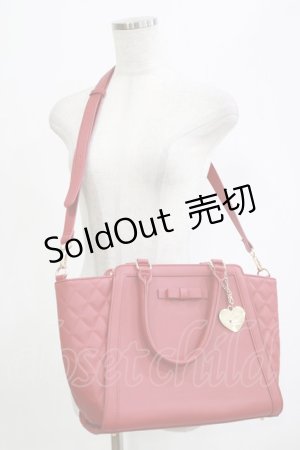 画像: m petit by misako / サンリオコラボ AMキルティング2WAYバッグ  レッド H-26-02-07-047-LO-BG-NS-ZH