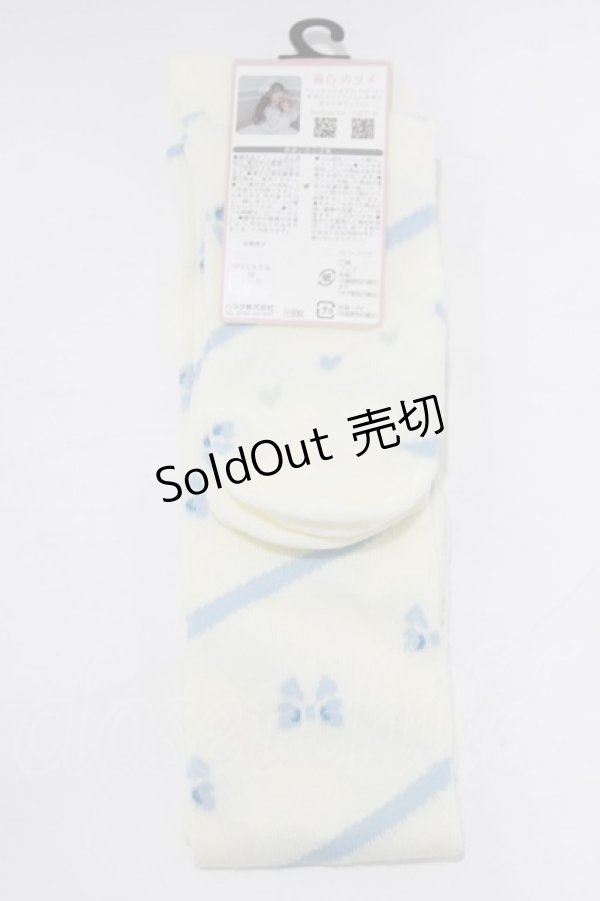 画像2: Alice Mashiro / 眞白ありす/ECMAOVKリボンハート  オフ/サックス H-26-02-07-052-PU-ZA-NS-ZH (2)